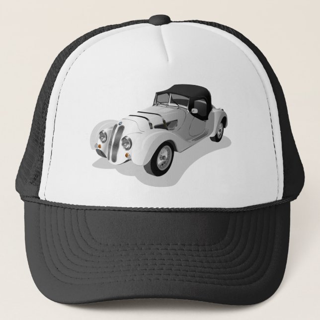 Gorra De Camionero Coche viejo (Anverso)