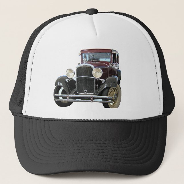 Gorra De Camionero coche vintage (Anverso)