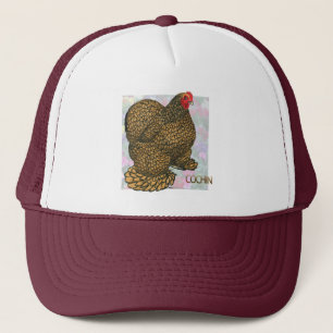 Gorra De Camionero Cochin: Hen con lacas de oro