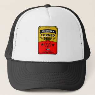 Gorra De Camionero Cocina de Carne en conserva Vintage