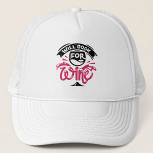 Gorra De Camionero Cocinará Vino