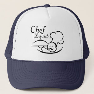 Gorra De Camionero Cocinero ilustrado personalizado