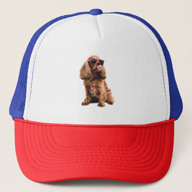 Gorra De Camionero Cocker Spaniel (Anverso)