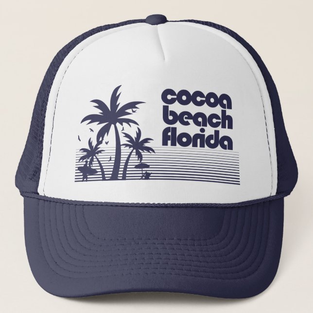Gorra De Camionero Cocoa Beach Florida (Anverso)