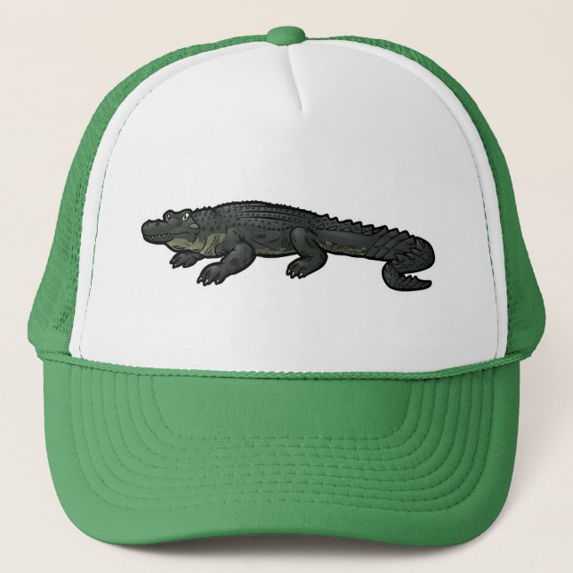 Gorra De Camionero Cocodrilo americano (Anverso)