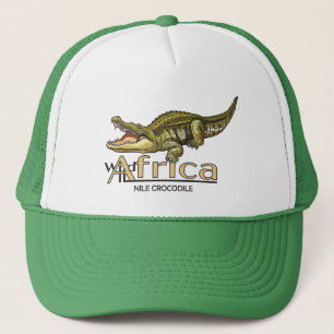 Gorra De Camionero Cocodrilo del Nilo. África salvaje