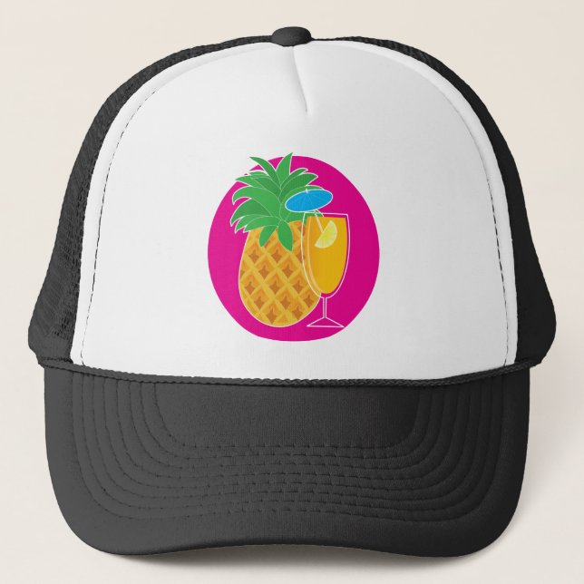Gorra De Camionero Cóctel de la piña (Anverso)