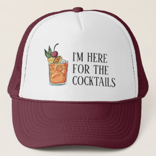 Gorra De Camionero Cóctel de texto de personalizado