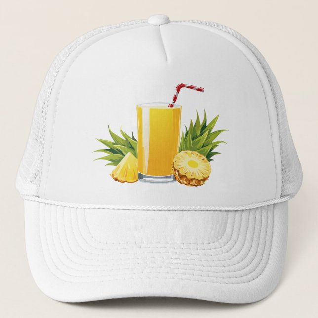 Gorra De Camionero cóctel Piña Colada (Anverso)