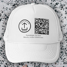 Gorra De Camionero Cód. QR con logotipo profesional profesional moder