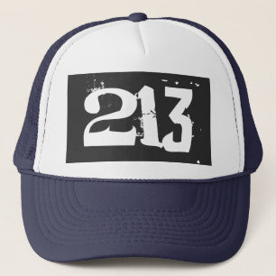 Gorra De Camionero Código de área 213 (Los Ángeles)
