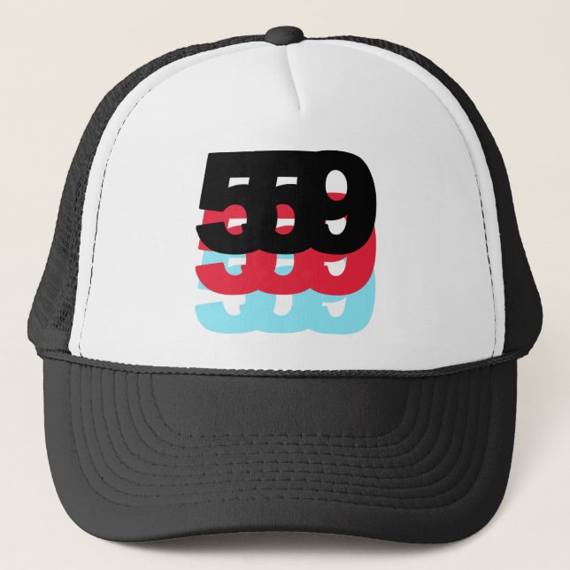 Gorra De Camionero Código de área 559 (Anverso)