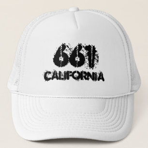 Gorra De Camionero Código de área de California 661.  Idea del regalo