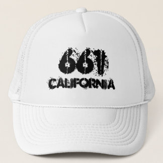 Gorra De Camionero Código de área de California 661. Idea del regalo