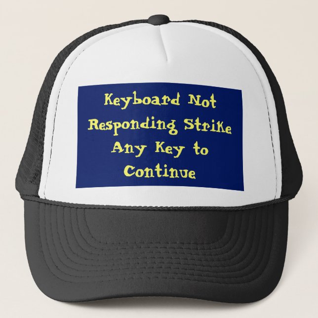 Gorra De Camionero Código de error de tiempo de espera (Anverso)