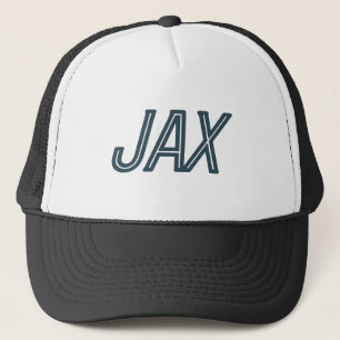 Gorra De Camionero Código del Aeropuerto JAX Jacksonville - Florida T
