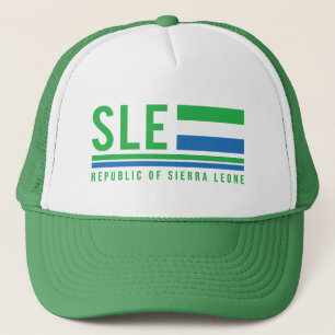 Gorra De Camionero Código ISO de Sierra Leona