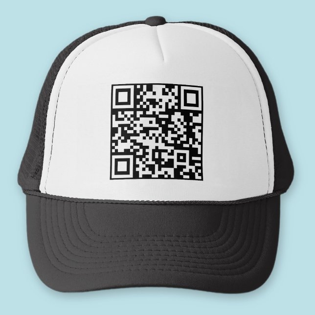 Gorra De Camionero Código QR creado al instante (introduciendo su URL (Subido por el creador)