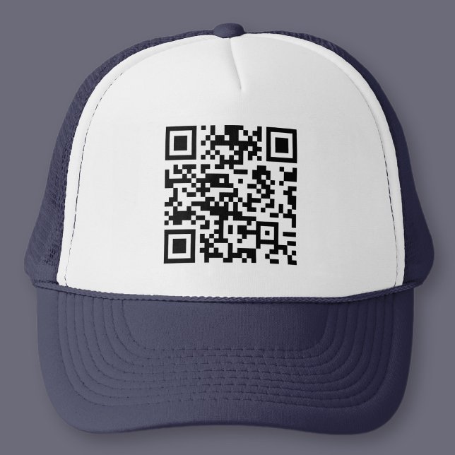 Gorra De Camionero Código QR creado al instante (introduciendo su URL (Subido por el creador)