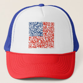 Gorra De Camionero Código QR de registro de votantes