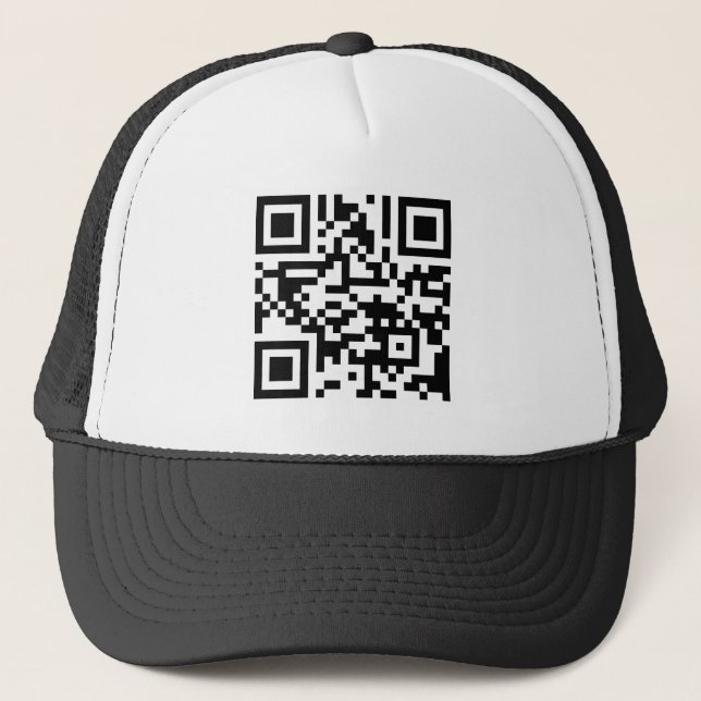 Gorra De Camionero Código QR de TVUUC al sitio web (Anverso)