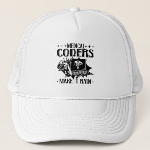 Gorra De Camionero Códigos Médicos Lo Hacen Codificador De Lluvia