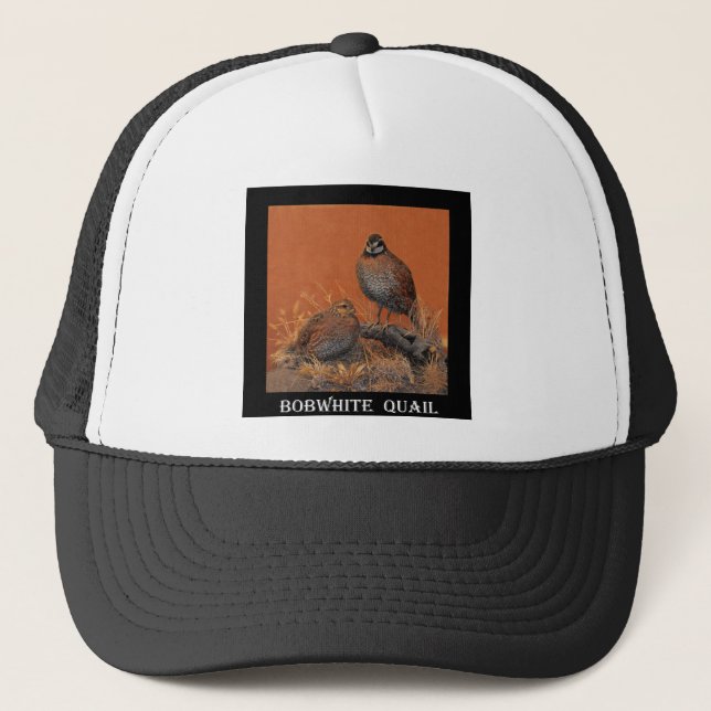 Gorra De Camionero Codorniz Bobwhite (Georgia, Misuri y Tennessee) (Anverso)