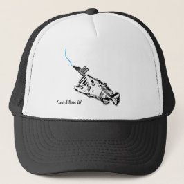 GORRA DE CAMIONERO COEUR D'ALENE - PATRIOTA DE IDENTIFICACIÓN DE HUEL