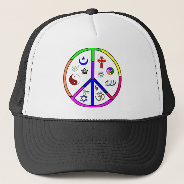 Gorra De Camionero Coexistencia pacífica (Anverso)