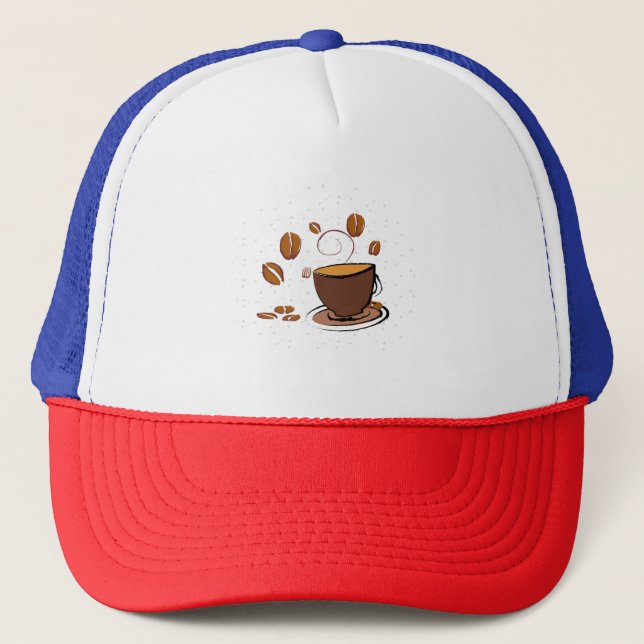Gorra De Camionero Coffee Love (Anverso)