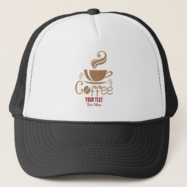 Gorra De Camionero Coffee Lover Design – Minimal Coffee Cup Graphic (Anverso)