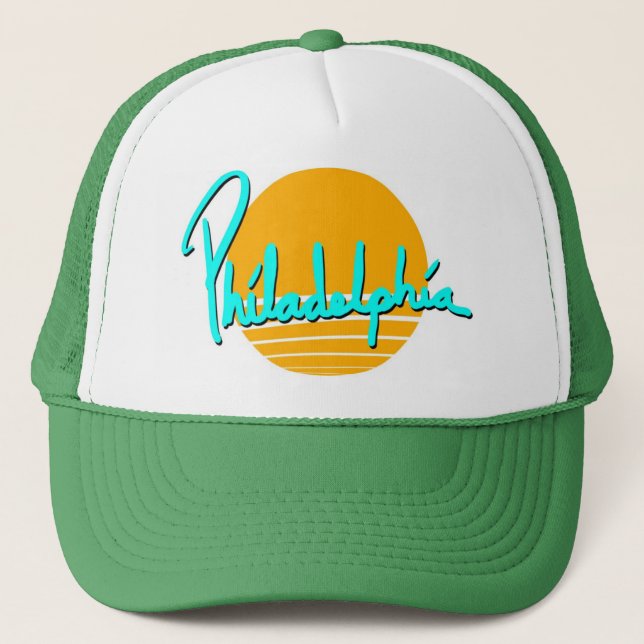 Gorra De Camionero Cogió a un camionero fuera de Philly (Anverso)