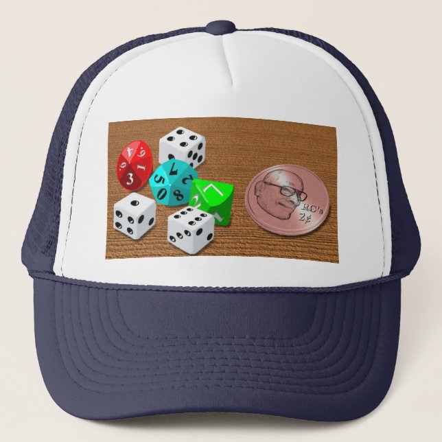 Gorra De Camionero Coin and Dice Trucker Hat (Anverso)
