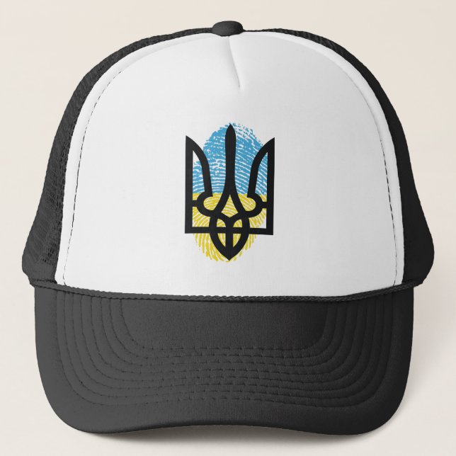 Gorra De Camionero Cojín decorativo ucraniano (Anverso)