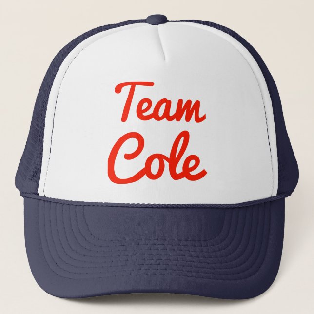 Gorra De Camionero Col del equipo (Anverso)
