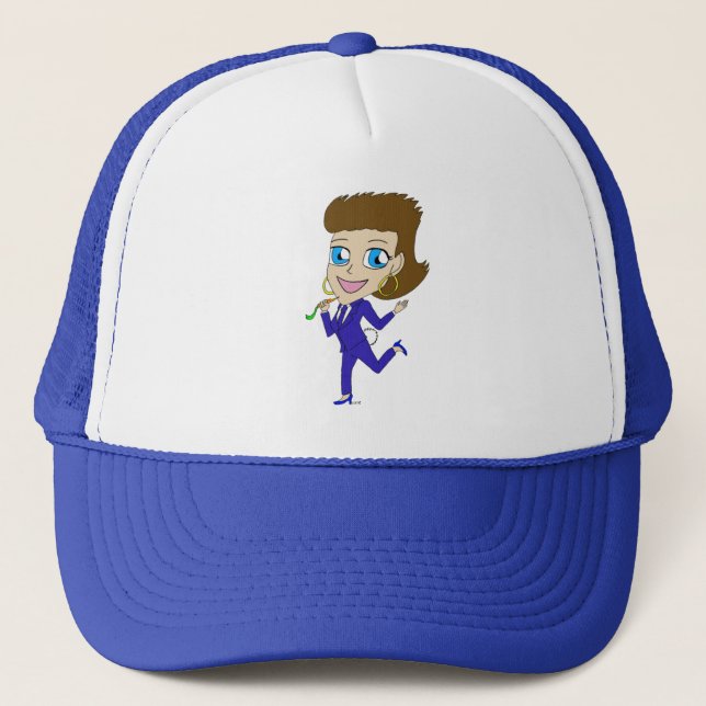 Gorra De Camionero cola de conejo chibi (Anverso)