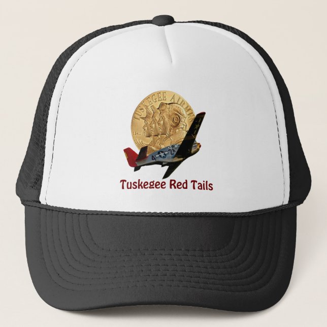 Gorra De Camionero Cola del rojo de Tuskegee (Anverso)