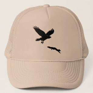 Gorra De Camionero Cola roja sobre la silueta de ardilla