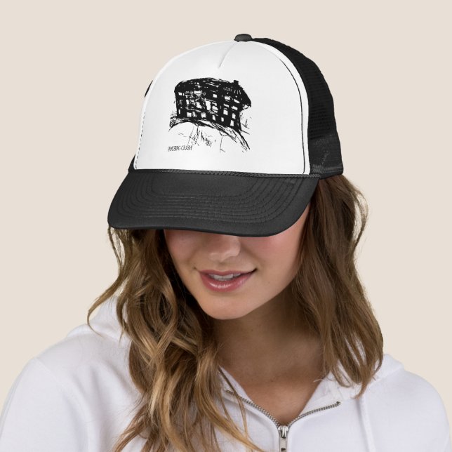 GORRA DE CAMIONERO COLAPSO DE VIVIENDA SVG (In situ)