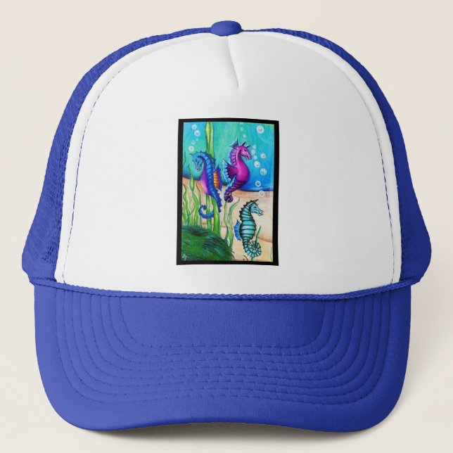 Gorra De Camionero Colección de Caballos de Mar (Anverso)
