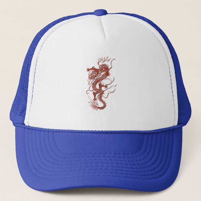 Gorra De Camionero Colección de dragones de ASIAN (Anverso)