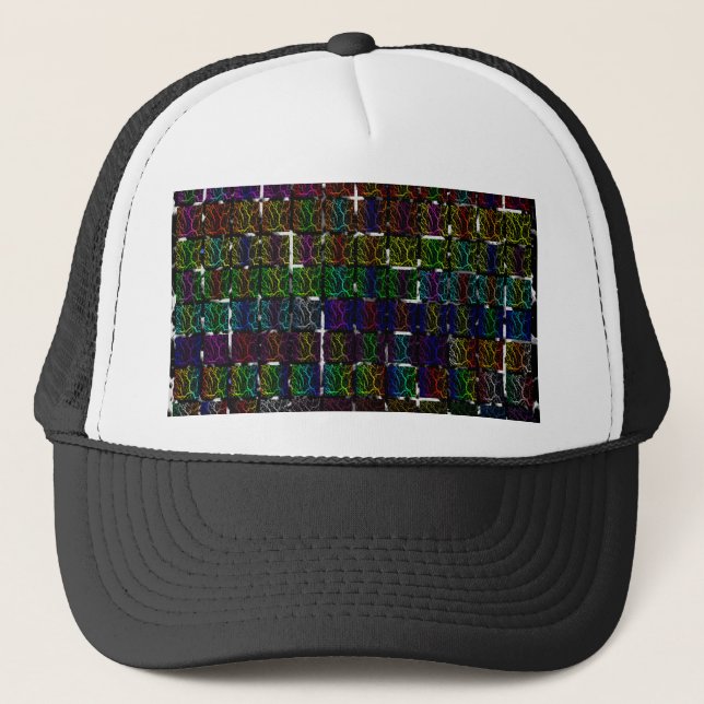 Gorra De Camionero Colección de lava de espacio agrietada (Anverso)