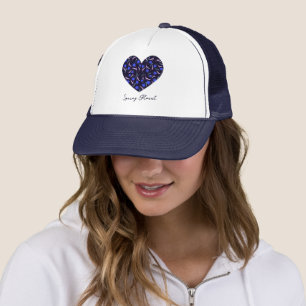 Gorra De Camionero Colección de patrones florales de primavera