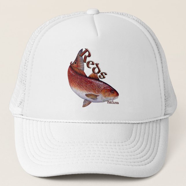 Gorra De Camionero Colección de peces de agua salada (Anverso)