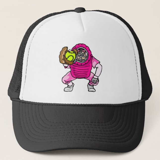 Gorra De Camionero Colector rosado (Anverso)