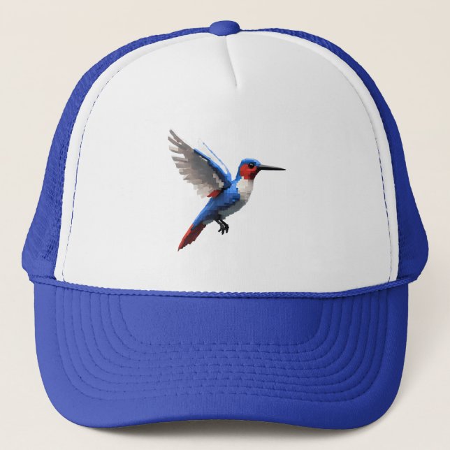 Gorra De Camionero Colibrí azul (Anverso)