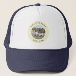 Gorra De Camionero Colina de Oro Shaftesbury Dorset Inglaterra Acuare