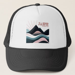 Gorra De Camionero Colinas coloreadas del Parque Nacional Jasper