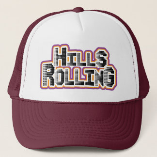 Gorra De Camionero Colinas que ruedan el gorra del camionero con el