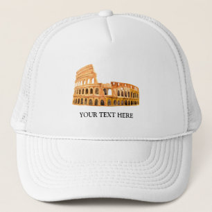 Gorra De Camionero Coliseo Roma, Italia Diseño Personalizado